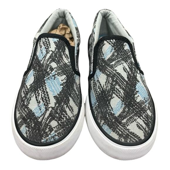 Lily and Dan Memory Foam Canvas Tire Tracks Sneakers Size 2 / 3 - Picture 2 of 7